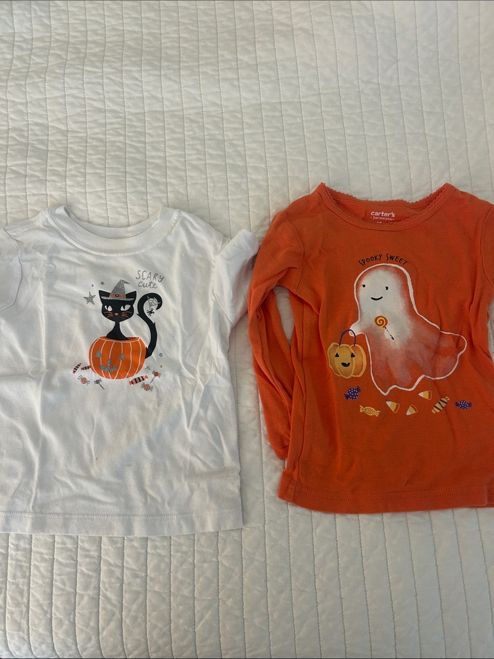 Two 18m Halloween shirts